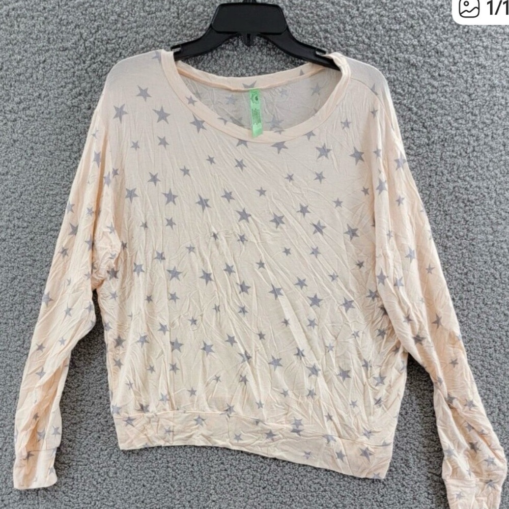 Honeydew Intimates Pink and Gray Star Top